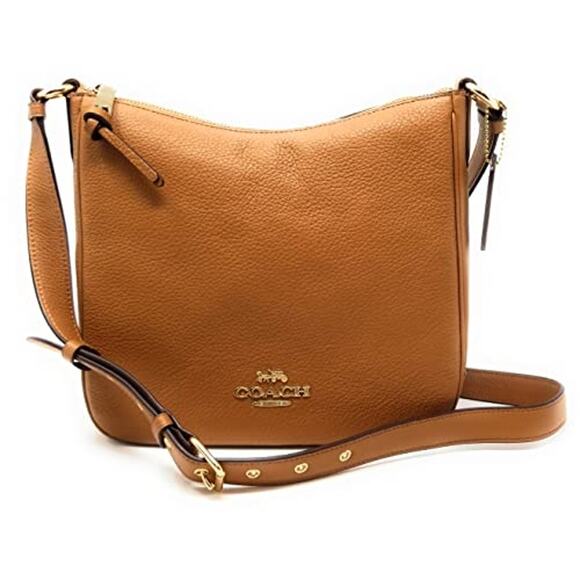 COACH Handbags - NWT COACH Women's Ellie File Bag (Pebbled Leather - Light Saddle)